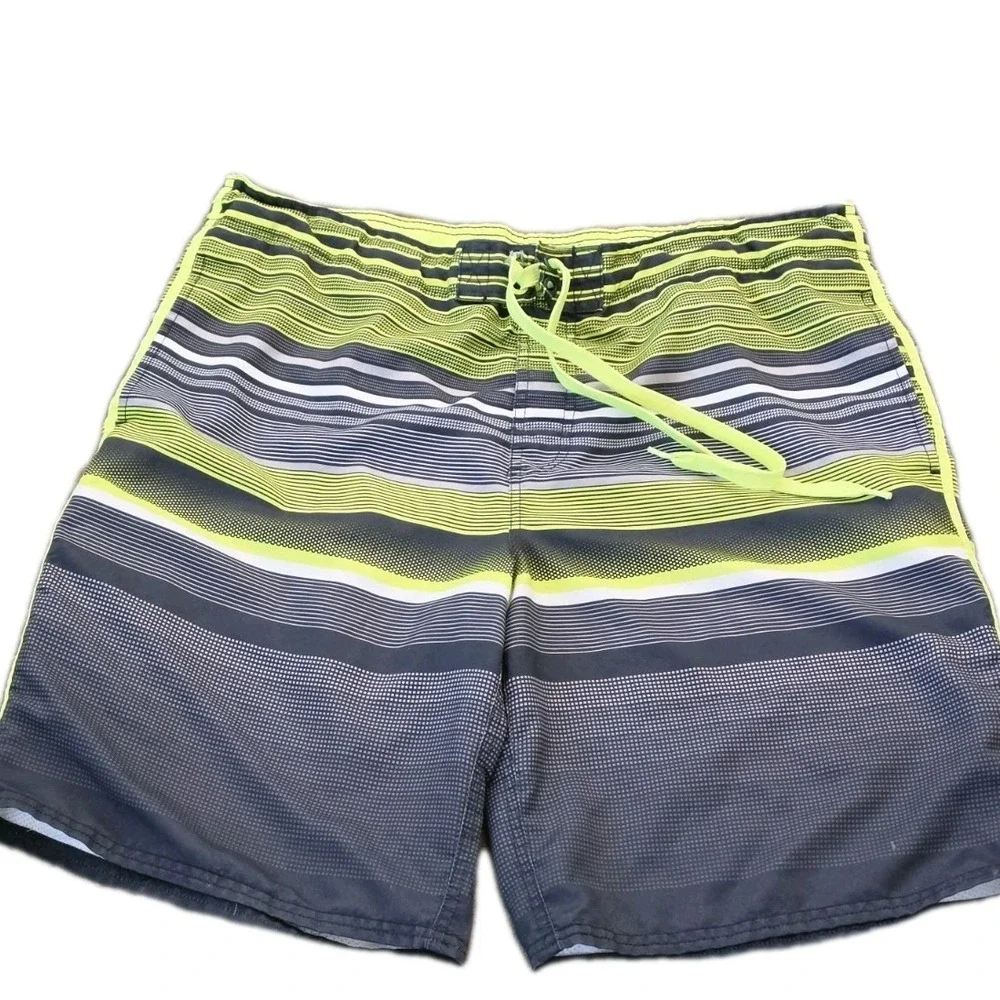 Vintage 90s Ocean Pacific OP Swimming Trunks Size L Mesh Lined Board Shorts Swim
